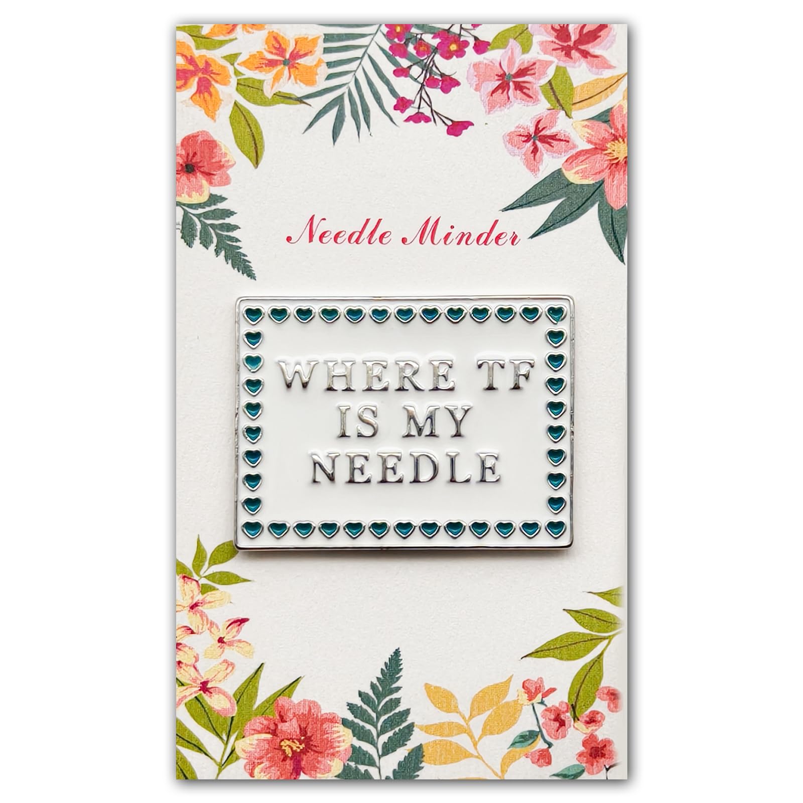 Needle Minder for Keeping Sewing & Embroidery Needles – Magnetic Needlepoint Hol