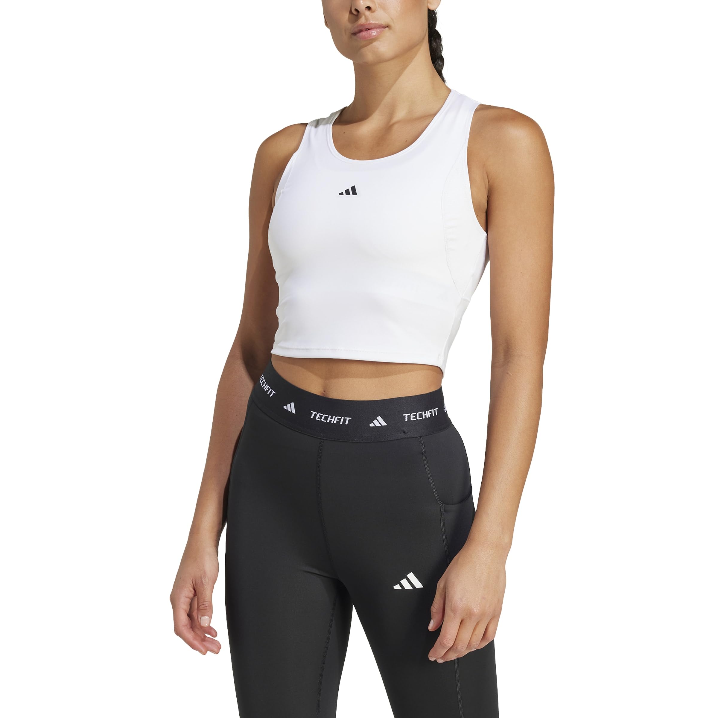 adidas Women's Techfit Cropped Training Tank Top