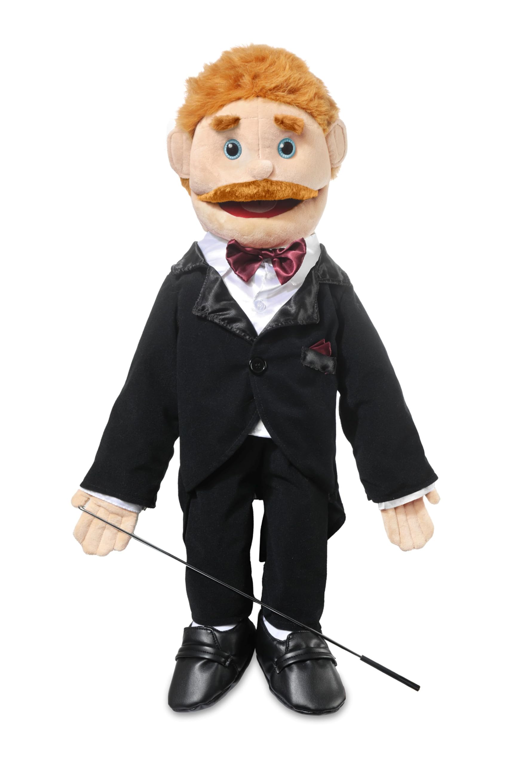 Mr Goodman Puppet, 28" Dad in Tuxedo, Full Body Ventriloquist Puppet, Sunny Toys