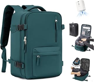 SZLX Vacuum Backpack Hand Luggage Women, Airbag Backpack With Vacuum System For Travel, Ryanair Travel Backpack Cabin Size With Pump Waterproof Vacuum Suitcase For Men