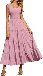 PRETTYGARDEN Tank Summer Dresses for Women Maxi Dress Casual Women's (Pack of 1)