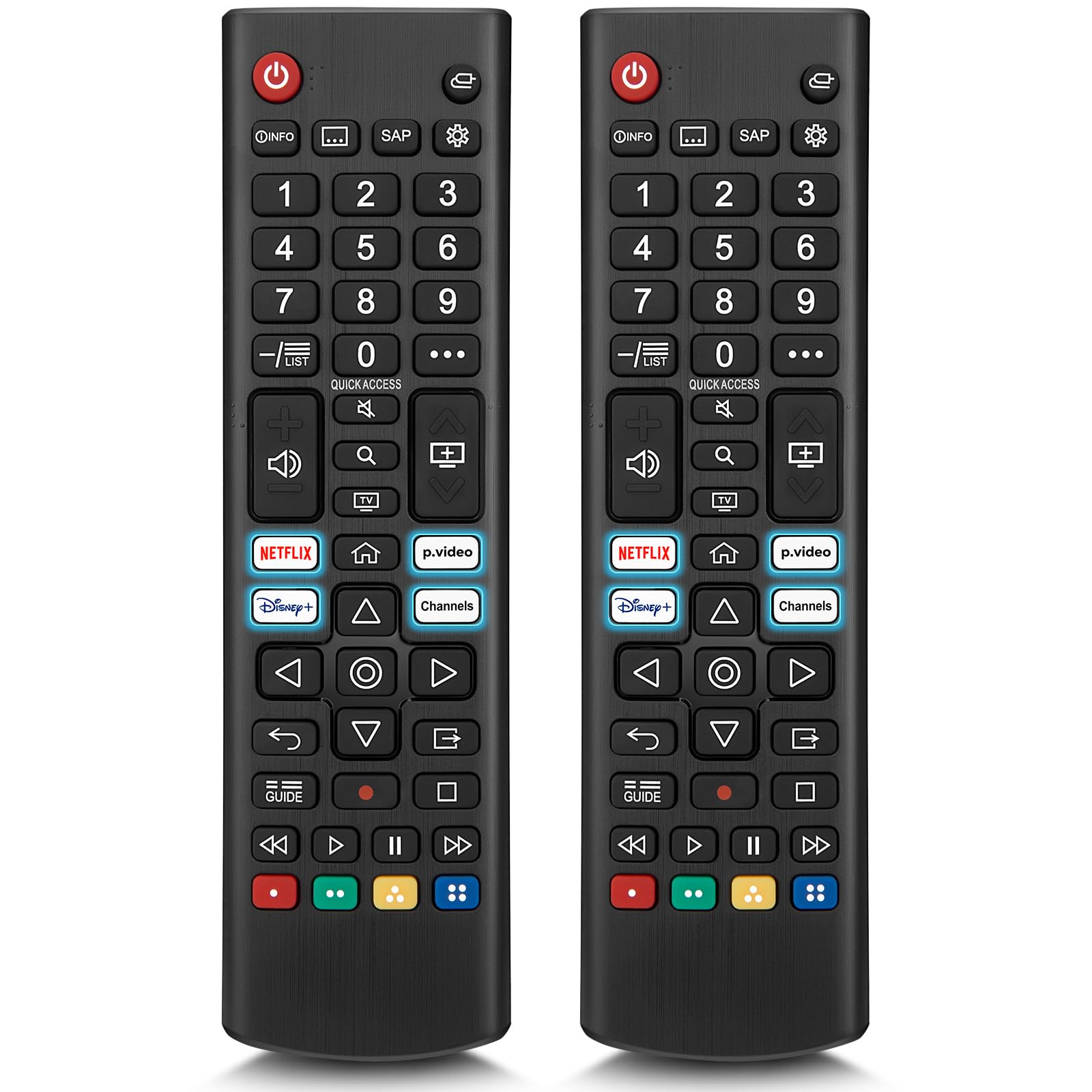 Universal for LG Smart TV Remote Control Replacement (Pack of 2)