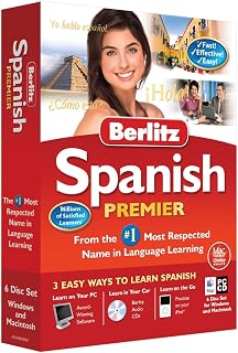 Berlitz Learn Spanish Premier (PC/Mac) (6 CD Set - Windows & Macintosh)