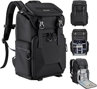 K&F CONCEPT Backpack for Professional Camera, Black