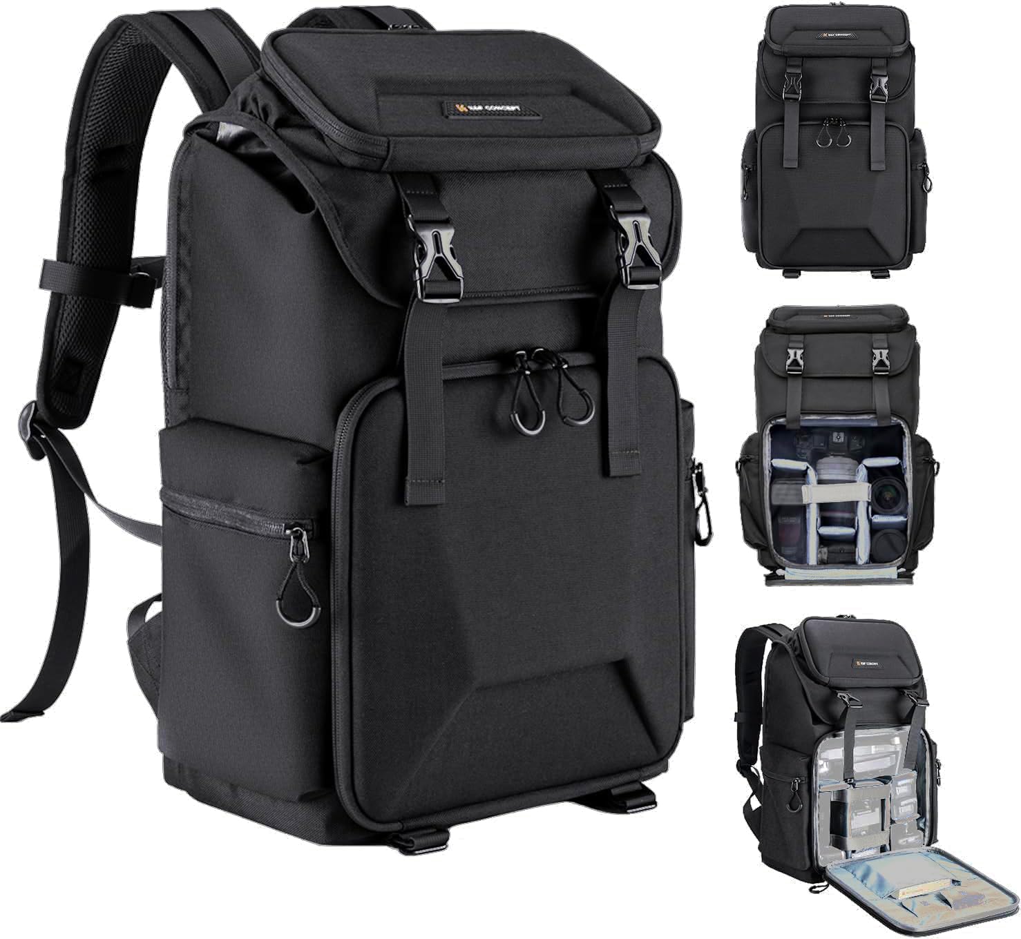 K&F CONCEPT Backpack for Professional Camera, Black