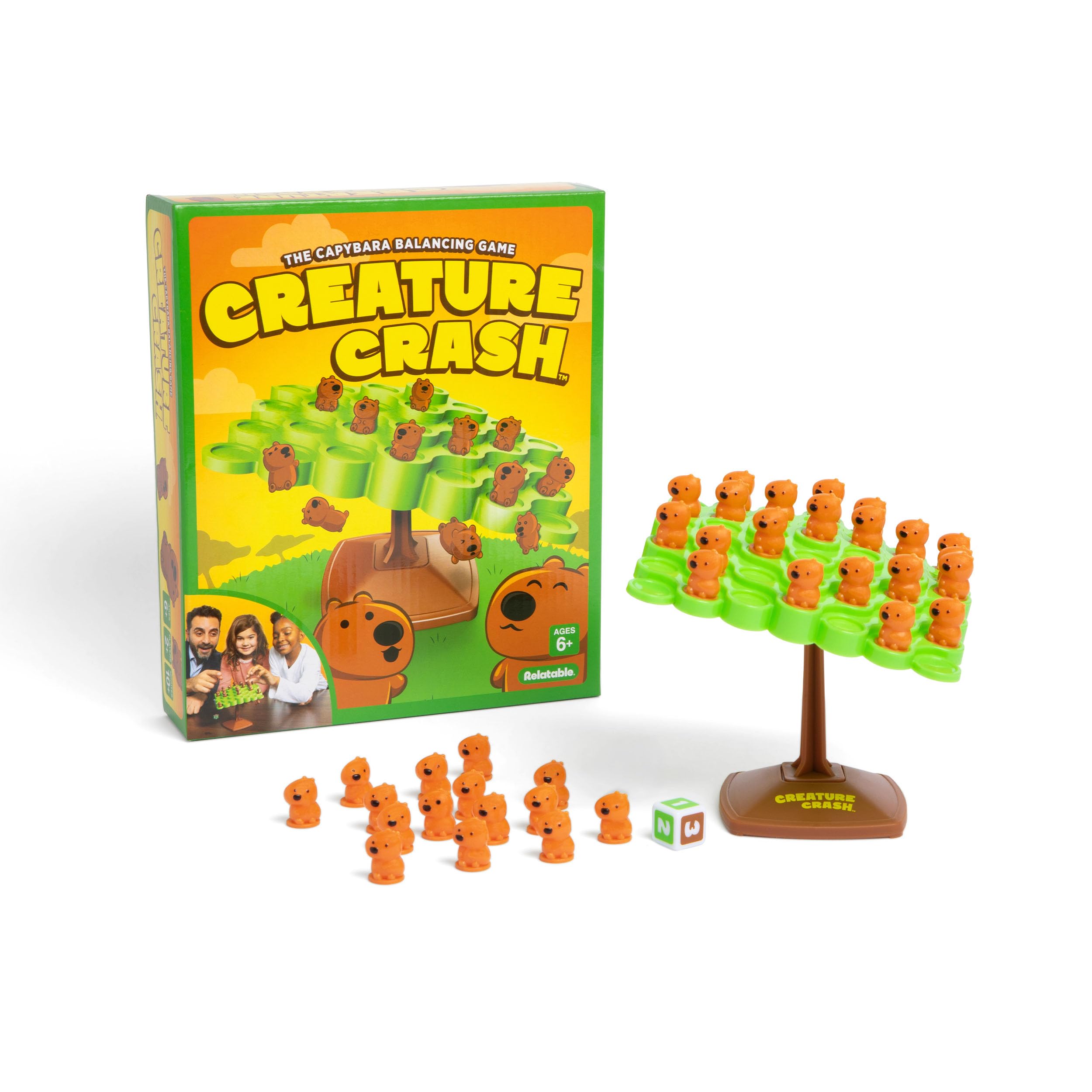 Creature Crash - The Capybara Balancing Game by Relatable | Family Game Night Pi