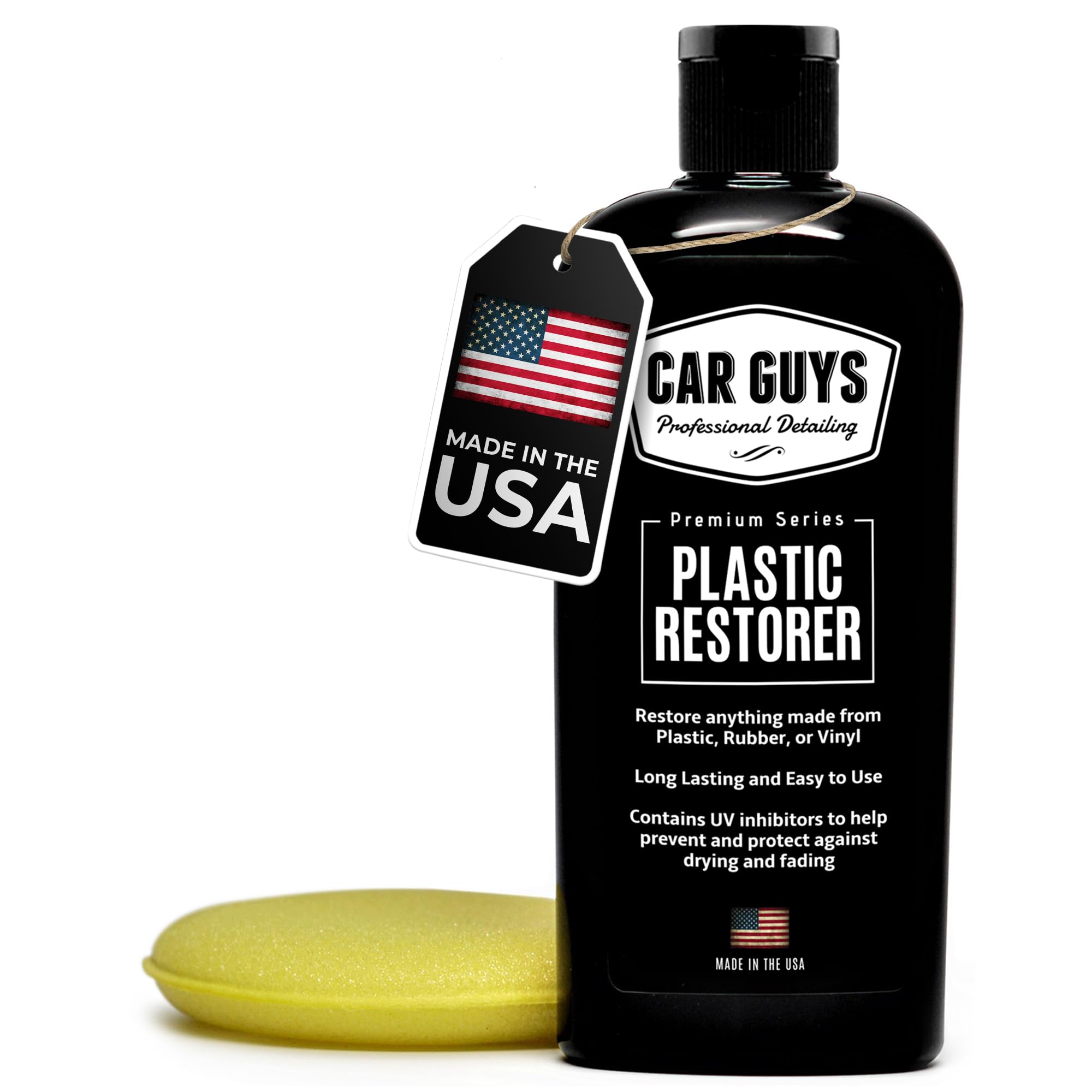 CAR GUYS Plastic Restorer | Bring Plastic, Rubber, and Vinyl Back to Life! | Use