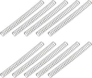 PATIKIL Compression Spring, 0.4mm Wire Dia x 4mm OD x 45mm L, 10 Pcs 304 Stainless Steel Mechanical Extension Small Springs Pen Springs Assortment Kit for Shop and Home Repairs