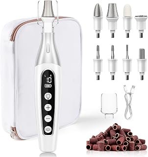 AOMEES Manicure Pedicure Kit, 8 Drill Bits Electric Nail File Set