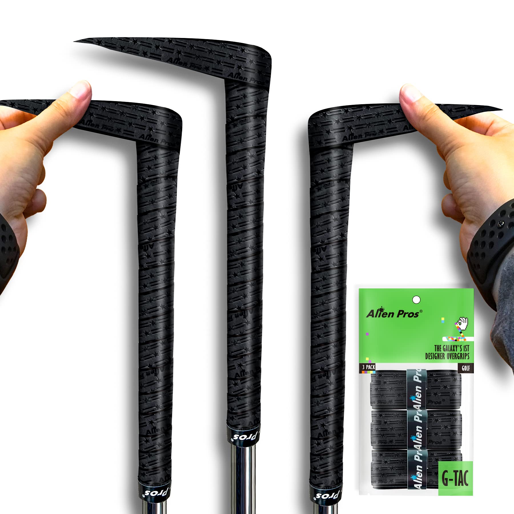 ALIEN PROS Golf Grip Wrapping Tapes - Innovative Golf Club Grip Solution - Enjoy