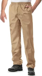 iCreek Men's Rain Pants Waterproof Breathable Lightweight Rain Over Pants