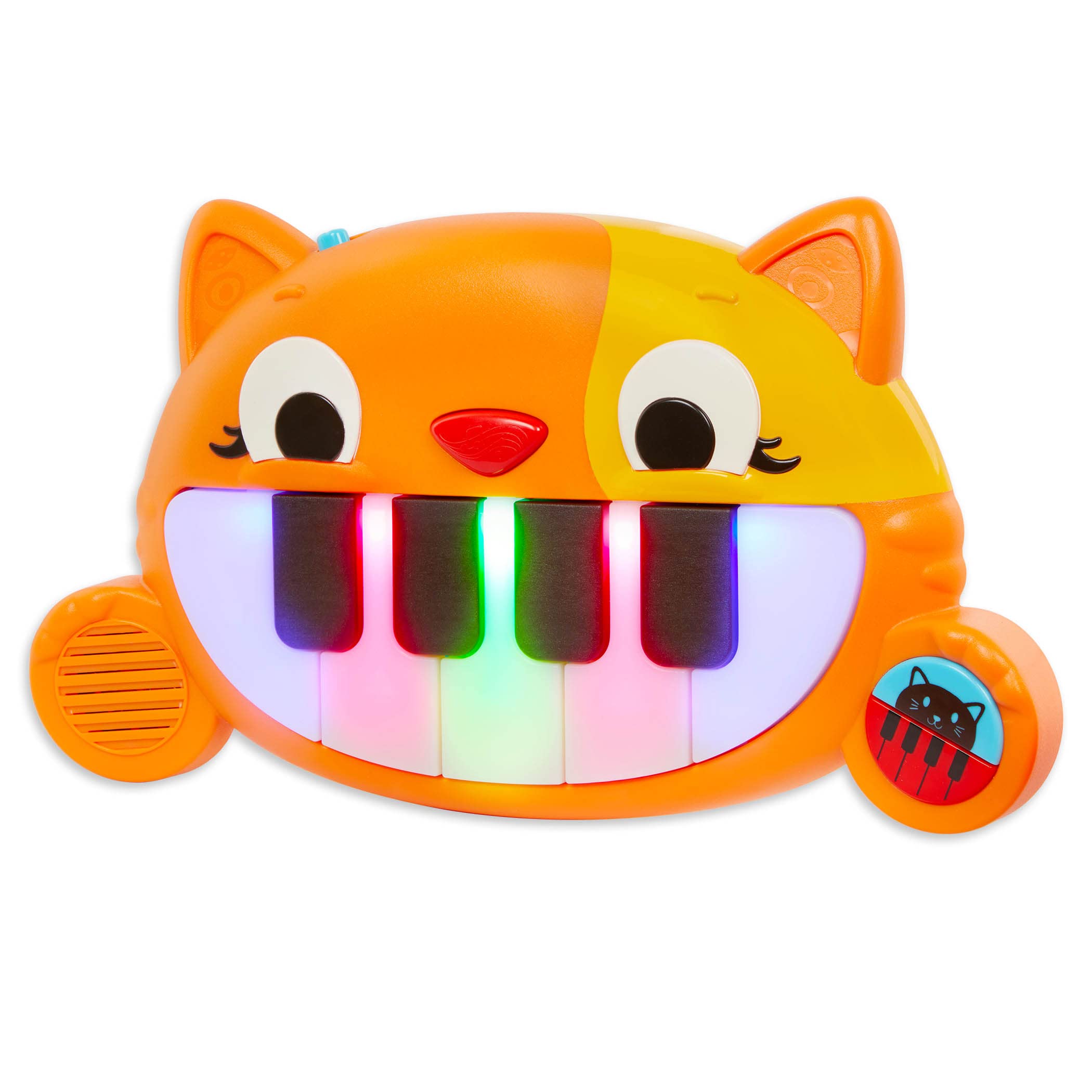 B. toys Baby Piano Cat Keyboard with Musical Sounds | Mini cat keyboard with 9 c