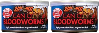 Zoo Med ZMA10 78065 Can O' Bloodworms, 3.2 oz (Pack of 2)