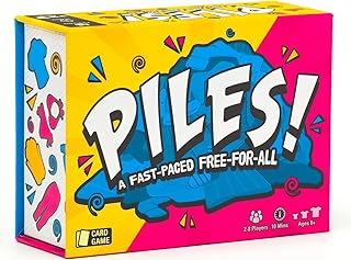 Piles – Card Games – Family Games – for Kids 8 and Up – for Adults – Family Game Night – Travel & Memory Game – Party Games – 10 Mins