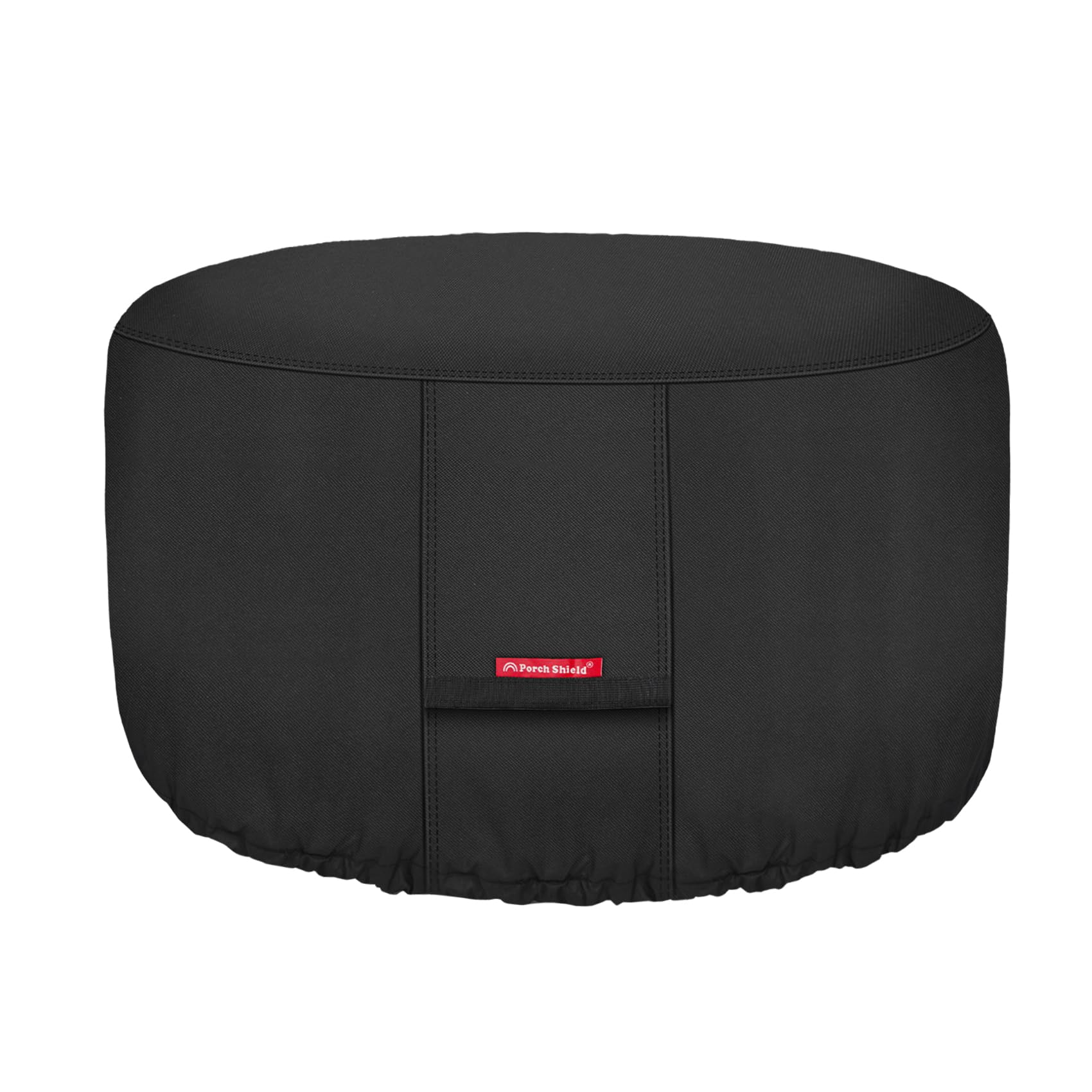 Porch Shield 600D Round Patio Fire Pit Table Cover 32 inch, Black | Waterproof S