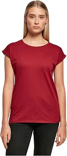 Build Your Brand Women's Ladies Extended Shoulder Tee T-Shirt