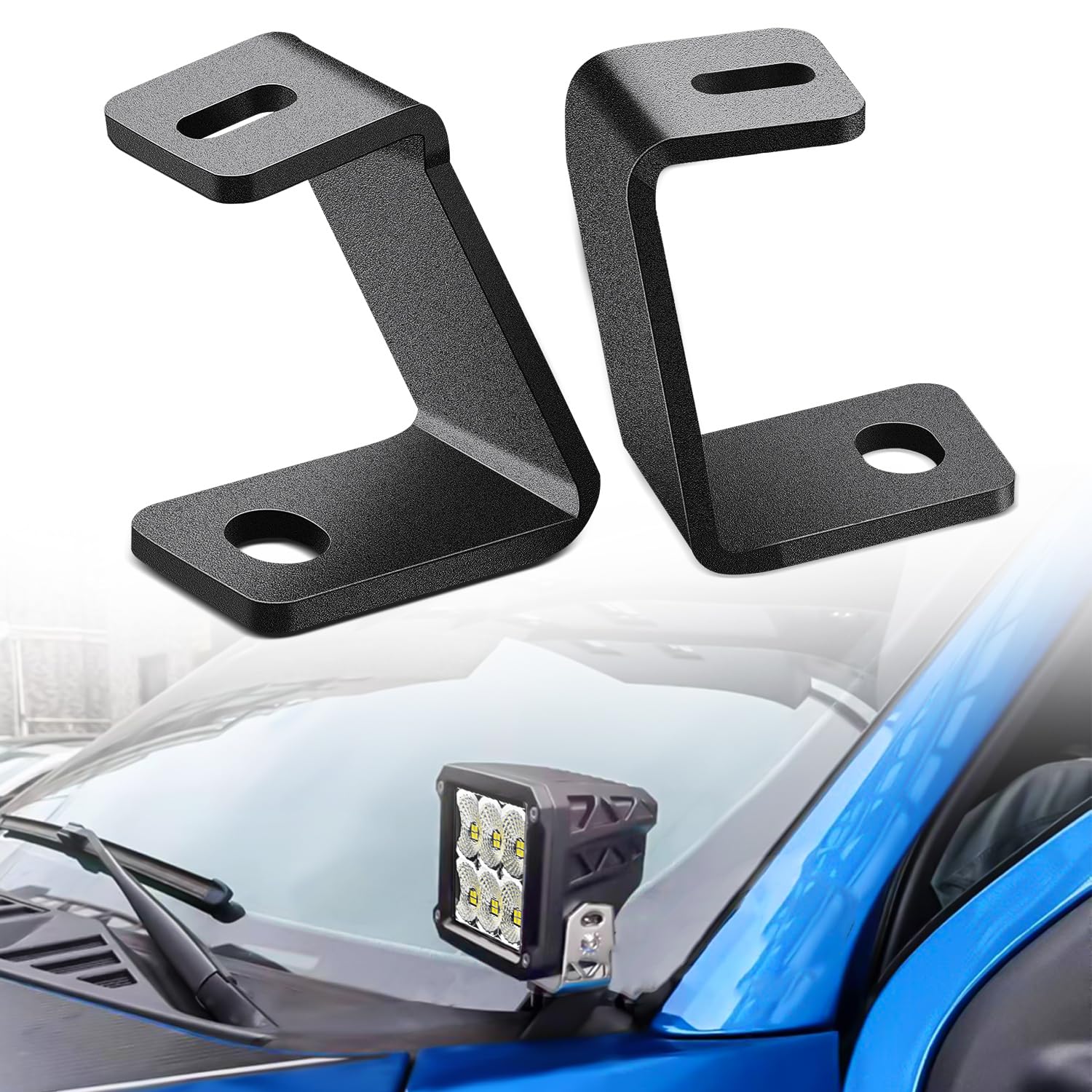 Nilight Ditch Light Brackets for Ford Raptor 2017-2023 F-150 2015-2023 | for F-1