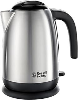 Russell Hobbs Brushed Stainless Steel Kettle, 1.7L, 3kW Fast Boil, 23910