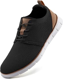 LEZTA Men's Shoes Dress Shoes Oxfords Sneakers Breathable Mesh Business Sports Shoes Walking Shoes Comfortable Tennis Shoes