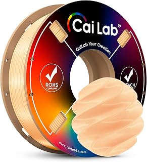 3D Printer Filament PLA+Bio, 3D Printing Filament 1.75mm, Dimensional Accuracy +/- 0.02mm, Compatible with Most FDM 3D Printers, 0.2kg Spool, Peach