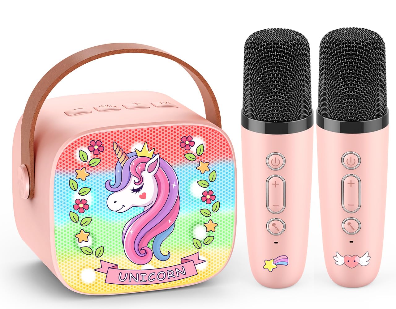 Mini Karaoke Machine for Kids, Exssary 3 4 5 6 7 8-12 Year Old Girl Gifts Portab