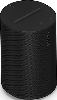Sonos Era 100 - Black - Wireless, Alexa Enabled Smart Speaker | WiFi | Bluetooth | Pair for Stereo or Surround | 47% faster processor | Next-gen dual-tweeter acoustic architecture