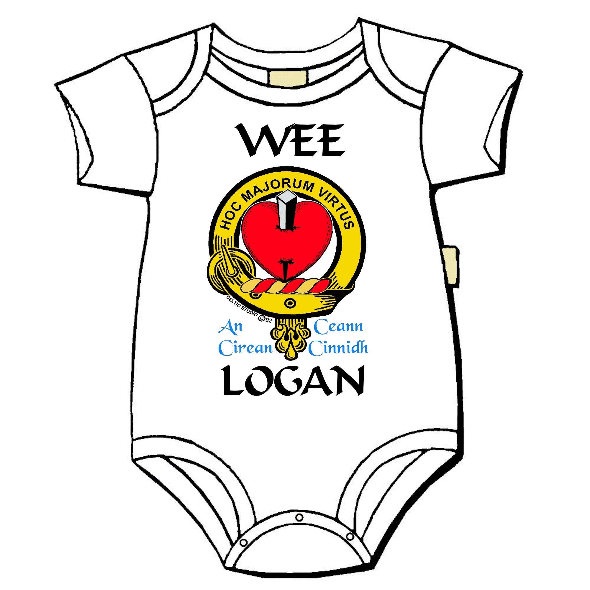 Logan Scottish Clan Crest Baby Jumper