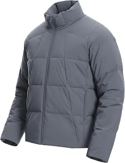 Pioneer Camp Men’s Winter Coats Down Puffer Jacket Men Waterproof Lightweight Windproof Puffy Quilted Bubble Coat Casual