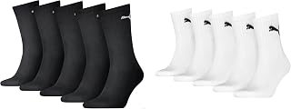PUMA Unisex Adult Crew Sock (Pack of 5)