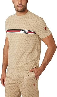Guess Men's Short Sleeve Jeans M2YI72 I3Z14, blue
