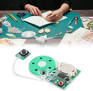 25 Second Recording Playback Module, Clear Sound Voice Recorder Board, for Greeting Cards, Crafts, with Double Sided Tape