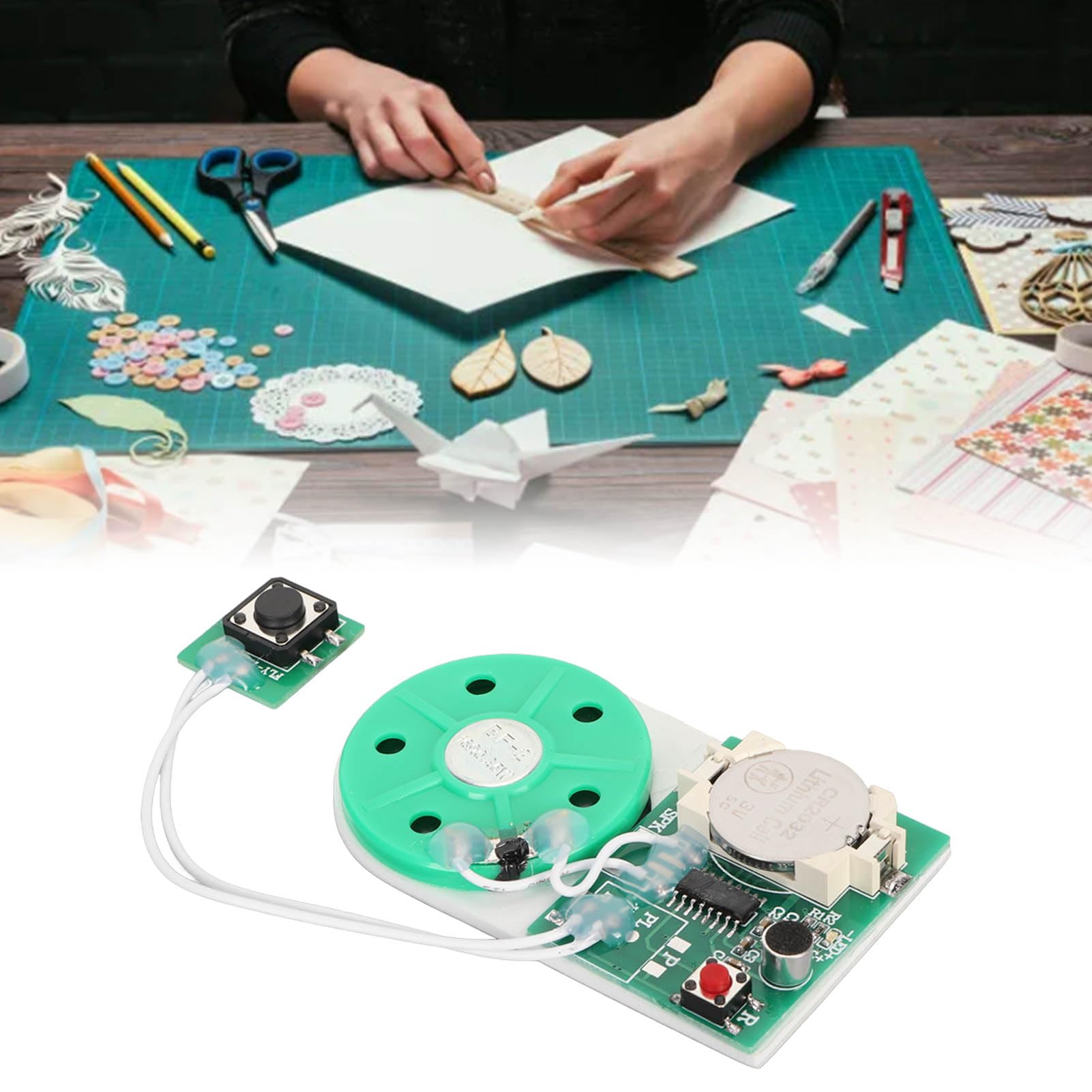 25 Second Recording Playback Module, Clear Sound Voice Recorder Board, for Greet