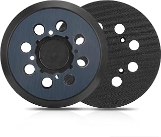 Gnellkoor Orbital Sander Pad Replacement for Dewalt, 2 Pack | 5 Inch 8 Hole Hook and Loop Sand Pad Compatible with DeWalt DWE6421 DWE6423 DCW210B Palm Random Orbital Sander, 4 Screw Holes