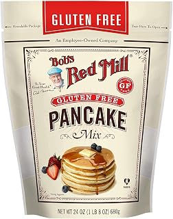 Bobs Red Mill Pancake and Waffle Mix, Gluten Free, 680 g (Pack of 1) Package May Vary