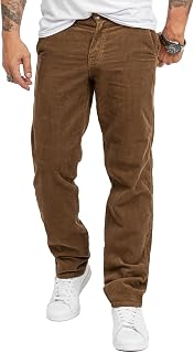 Rock Creek RC-2156 Men's Corduroy Trousers Regular Fit Chino Trousers Corduroy Casual Trousers Robust Men's Trousers Classic Lengths Available