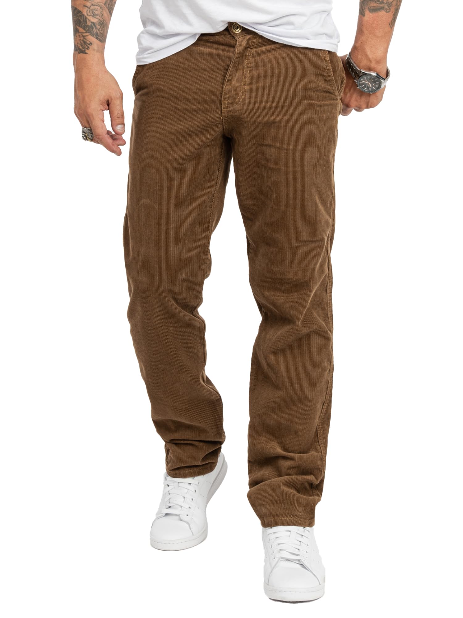 Rock Creek RC-2156 Men's Corduroy Trousers Regular Fit Chino Trousers Corduroy C