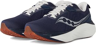 Saucony Men's Triumph 22 Sneaker, Navy/Gum, 10