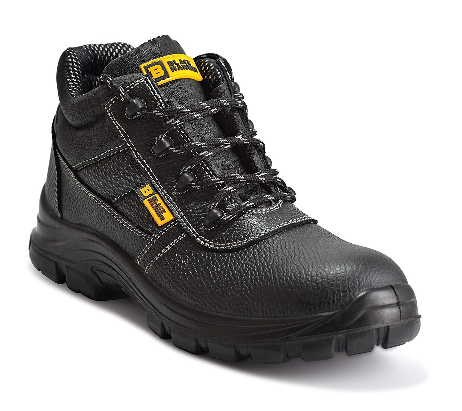 BLACK HAMMER Sicherheitsstiefel Herren Wasserdicht S3 SRC Stahlkappe Arbeitsschu