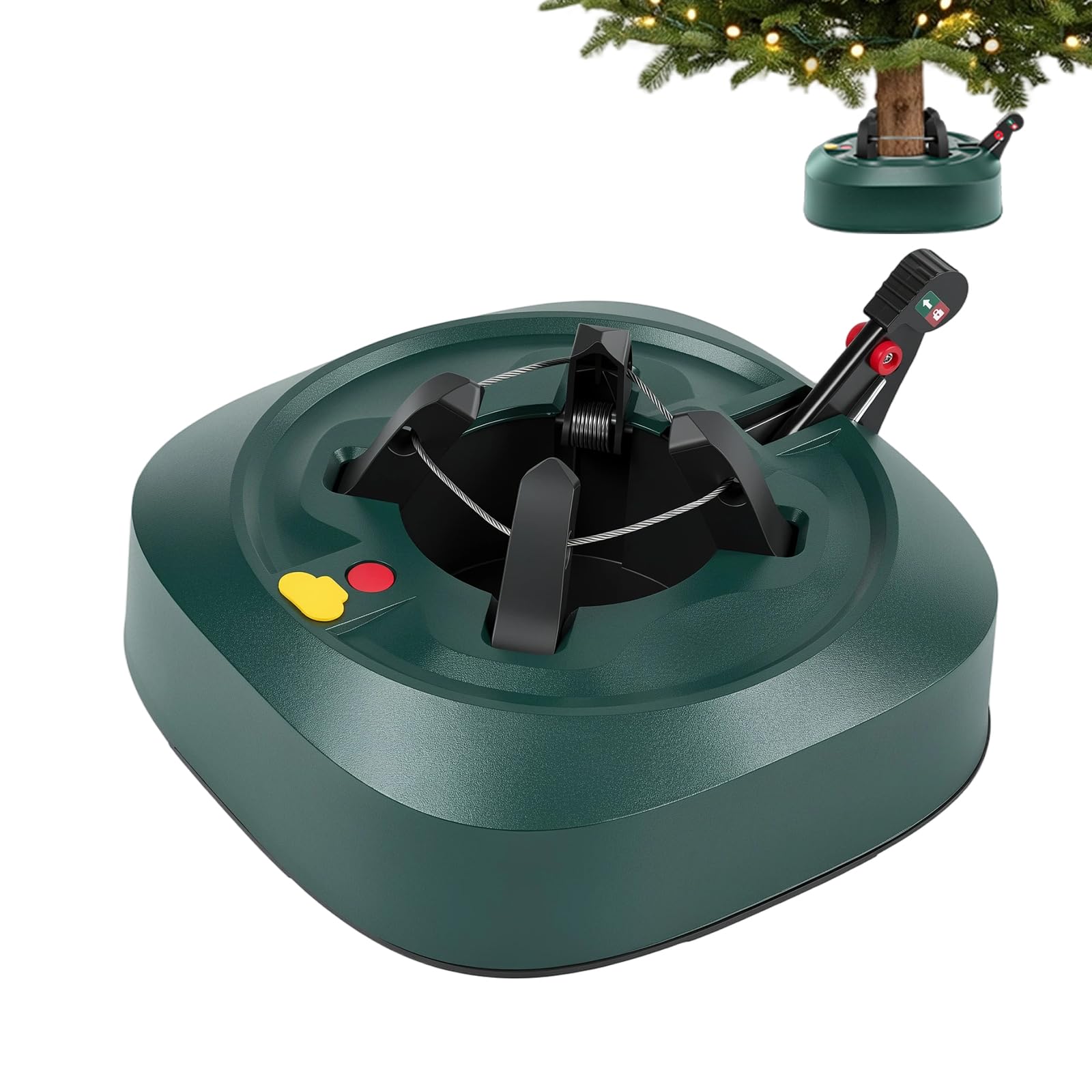 Christmas Tree Stand with Water Reservoir for 7.5 ft Real Tree (5.1" Trunk) | Li