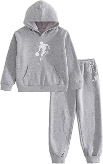 Boys Hoodies Casual Pullover Long Sleeve Sweatshirts with Front Kangaroo Pocket for Spring Fall Winter Outfits