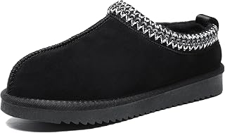 Meik Mangni Pantofole Donna Uomo Inverno Scarponi da Neve in Pelle Unisex-Adulto Caldi Ciabatte da Casa Antiscivolo,35-44 EU