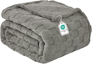 Good Nite King Size Fluffy Fleece Throw Blanket, Soft & Cosy Flannel Blanket for Stress Relief, Versatile Blanket for Bed, Sofa, Couch, Bedroom & Office