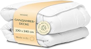 WENDRE All Season Duvet 220 x 240 cm - Medium Warm Duvet 300 GSM