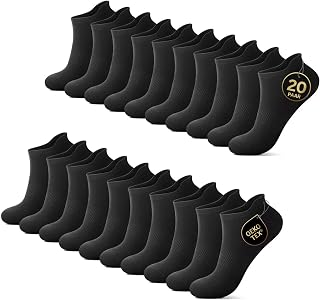 YouShow 10/20 Paar Sneaker Socken Herren Damen, Atmungsaktive Baumwolle Socken, Kurz Sportsocken Laufsocken