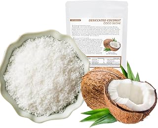 BAYUEDEGUA-Desiccated Coconut 100g/3.52oz Coconut Powder for Cooking,No Sugar,No Other additives.Suitable for Dessert Cooking Enthusiasts and Housewives.