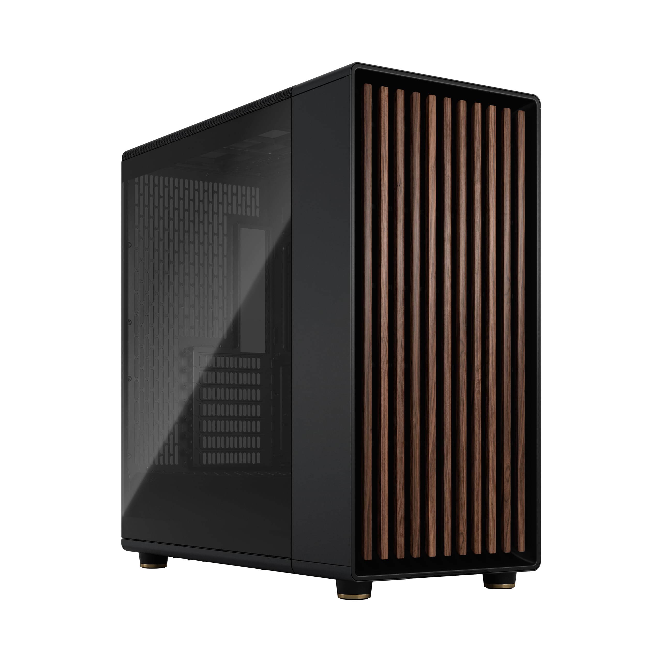 Fractal Design North XL Charcoal Black TG- three 140mm Aspect PWM fans included-