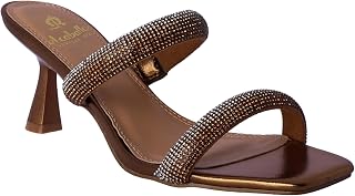 EL CABALLO Brescia Women's Summer Sandals with Heels, Elegant Comfortable Shoes
