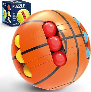 Puzzle Sport Ball Toys - 3D Brain Teasers and Puzzle Games for Kids and Adults, Travel Games for Ages 3+, Intelligence 6.3cm Small Magic Bead, Hand Sport, Adult Relieve Stress, Gifts for Girls Boys