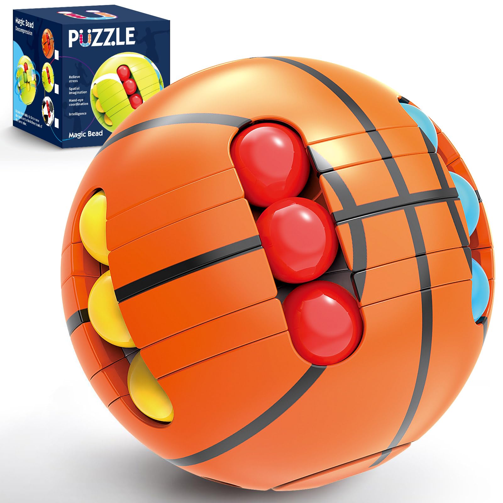 Puzzle Sport Ball Toys - 3D Brain Teasers and Puzzle Games for Kids and Adults, 