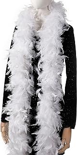 Larryhot 29 Color Feather Boa,45g/80g/Led Boas Bulk for Party Decor,2Yards | Turkey Feather Scarf Boas Party Pack for Halloween,Christmas,Concert,Mardi Gras,Costume and 1920s Party Decor